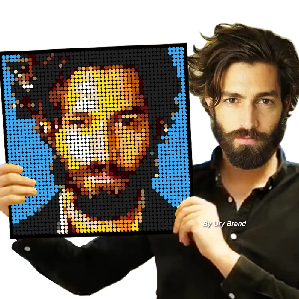 Photography Architecture - Pixel Art Personalizowane Zdjęcie Portret Zwierząt