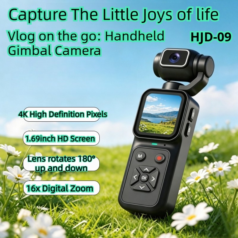 Photography Ratio - HJD-09 Kamera do vlogowania 4K 180