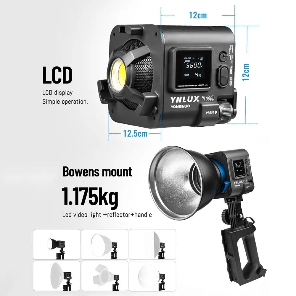 YONGNUO YNLUX100 100W 3200K-56 – Photography Studio recenzja i cena